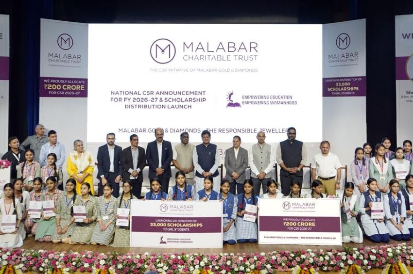 Malabar Group Announces Scholarships for Over 3,900 Girl Students in Telangana